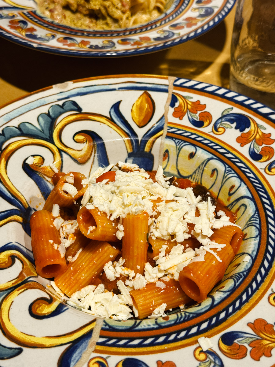 Restaurants in Syracuse, Sicily.